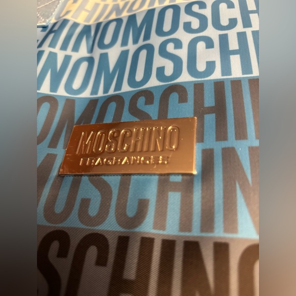 MOSCHINO Blue and Gray Travel Weekender Bag 😎💙 - Picture 2 of 6